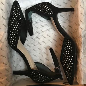 Never worn suede heels